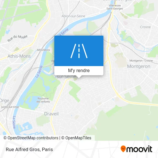 Rue Alfred Gros plan