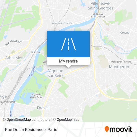 Rue De La Résistance plan