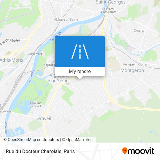 Rue du Docteur Charolais plan