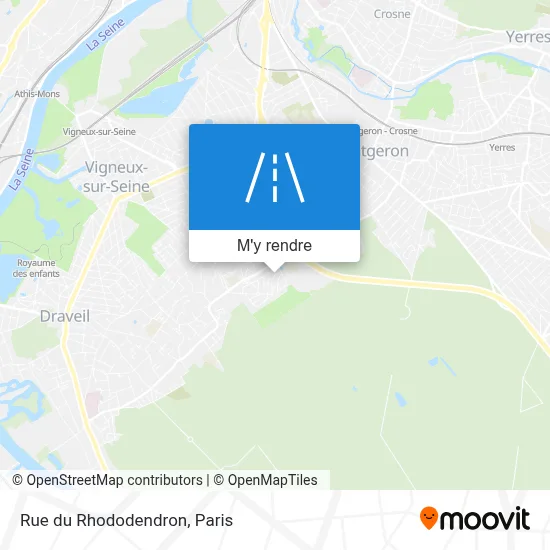 Rue du Rhododendron plan