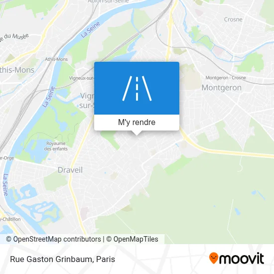 Rue Gaston Grinbaum plan