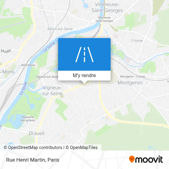 Rue Henri Martin plan
