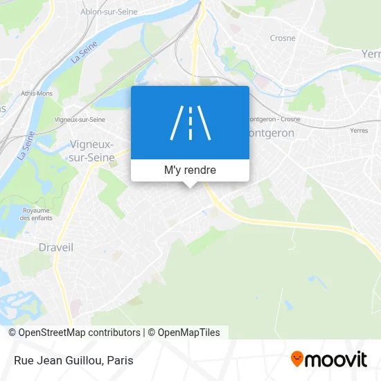 Rue Jean Guillou plan