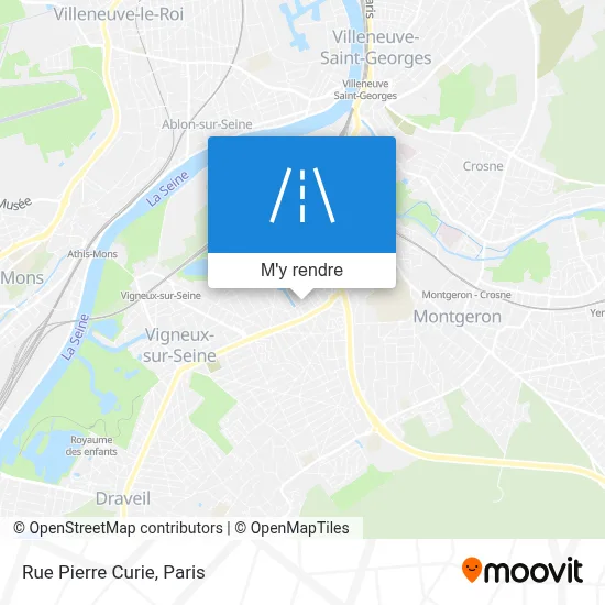 Rue Pierre Curie plan