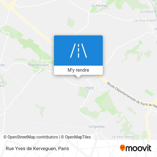 Rue Yves de Kerveguen plan