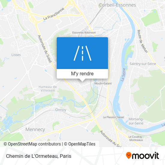 Chemin de L'Ormeteau plan