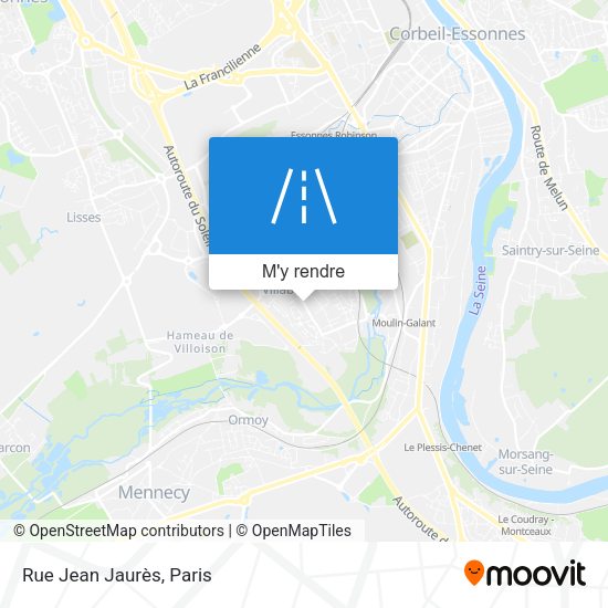 Rue Jean Jaurès plan