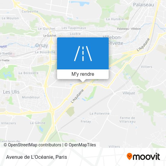 Avenue de L'Océanie plan