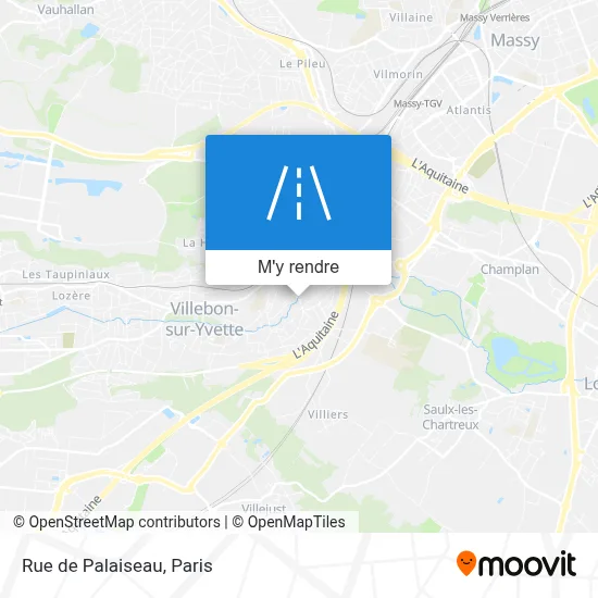 Rue de Palaiseau plan