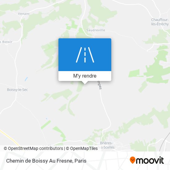 Chemin De Boissy Au Fresne plan