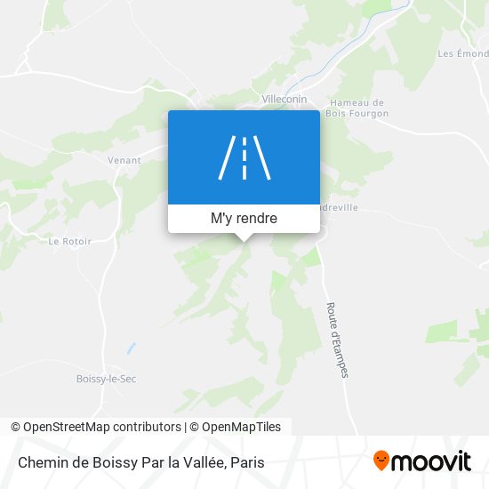 Chemin de Boissy Par la Vallée plan