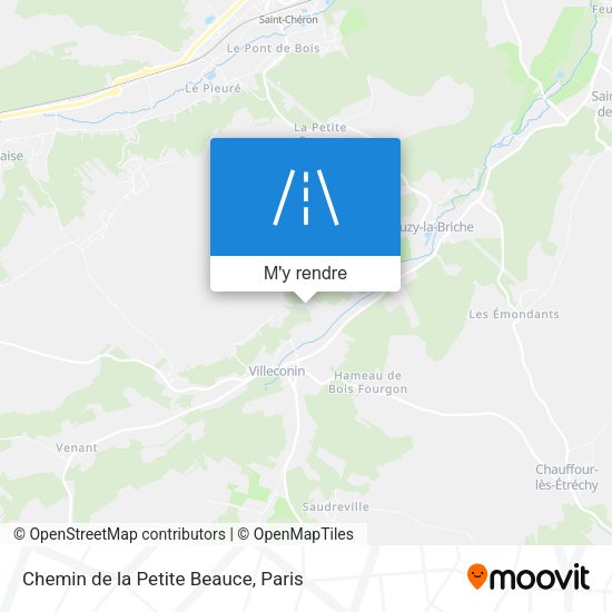 Chemin de la Petite Beauce plan