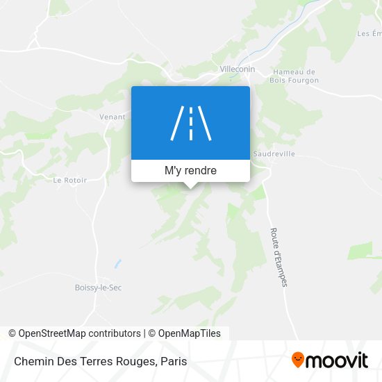 Chemin Des Terres Rouges plan