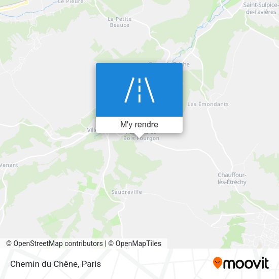 Chemin du Chêne plan
