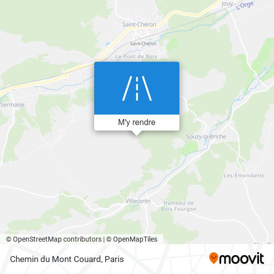 Chemin Du Mont Couard plan