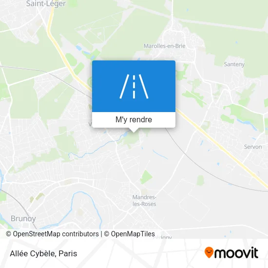 Allée Cybèle plan