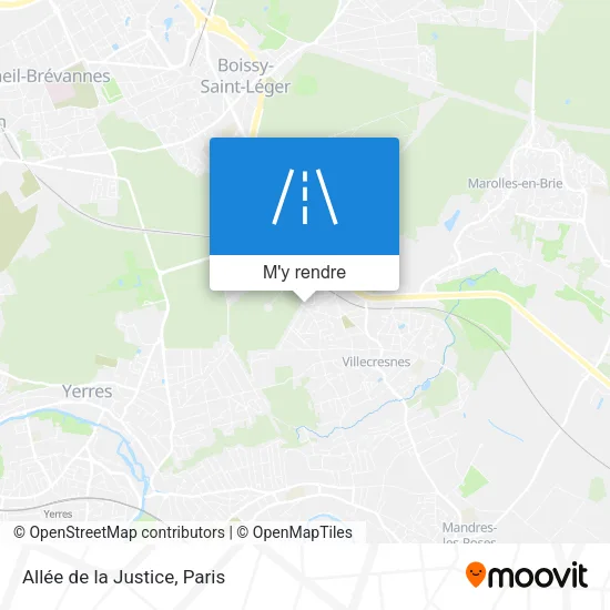 Allée de la Justice plan