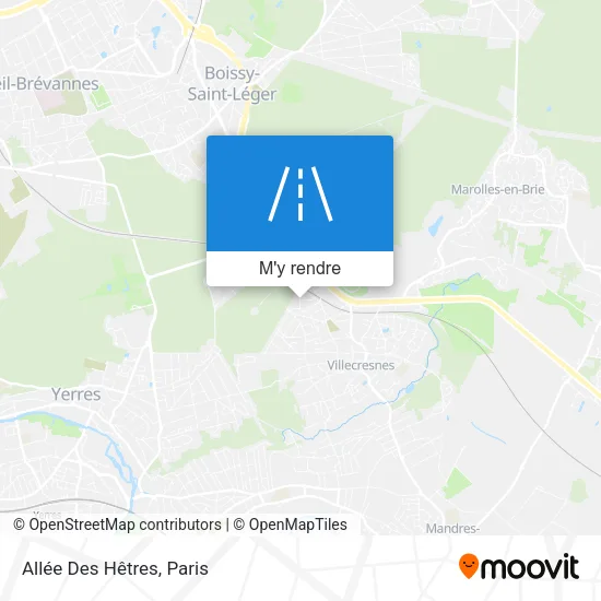 Allée Des Hêtres plan
