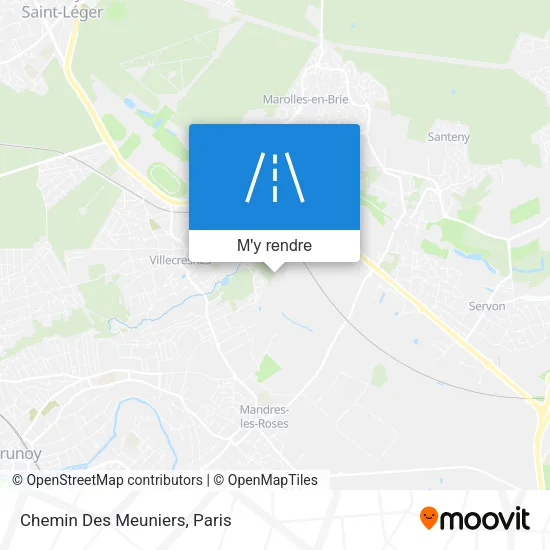 Chemin Des Meuniers plan