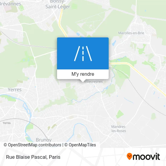 Rue Blaise Pascal plan