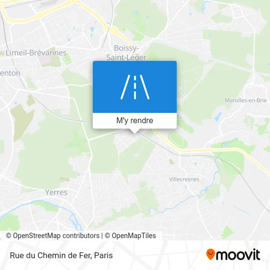 Rue du Chemin de Fer plan