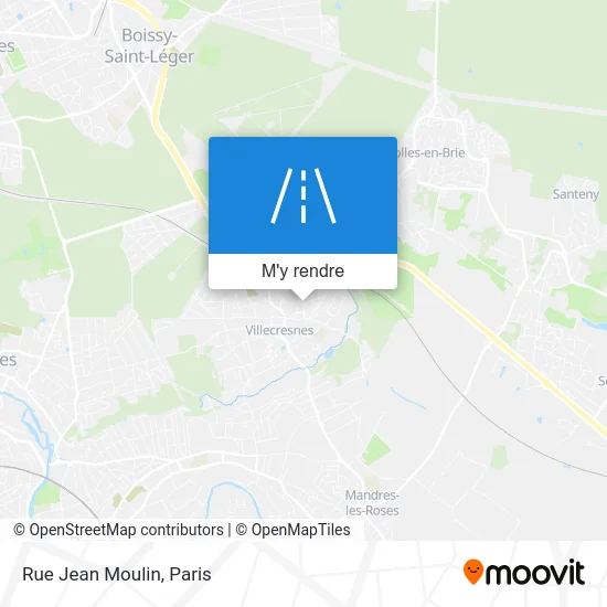 Rue Jean Moulin plan