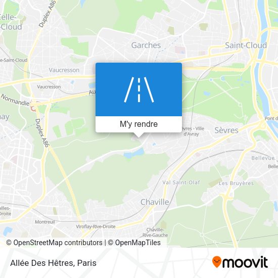 Allée Des Hêtres plan