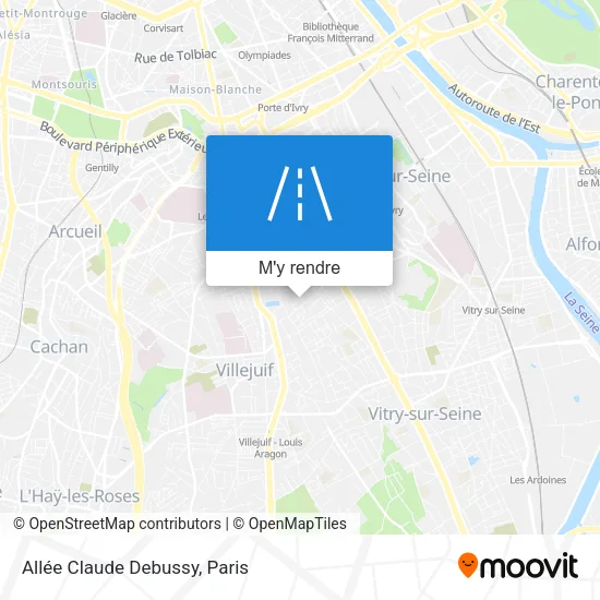 Allée Claude Debussy plan