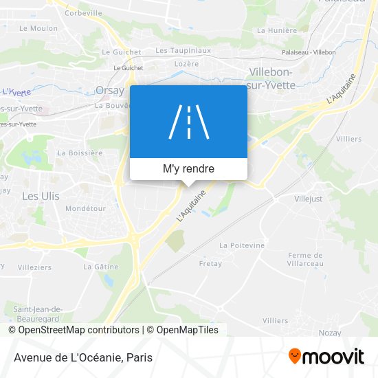 Avenue de L'Océanie plan