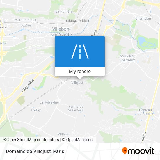 Domaine de Villejust plan