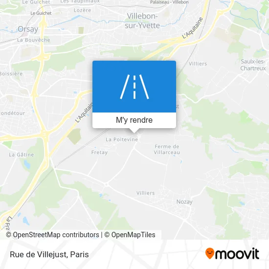 Rue de Villejust plan