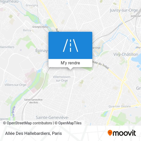 Allée Des Hallebardiers plan