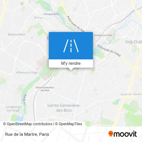 Rue de la Martre plan