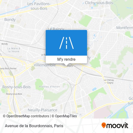 Avenue de la Bourdonnais plan
