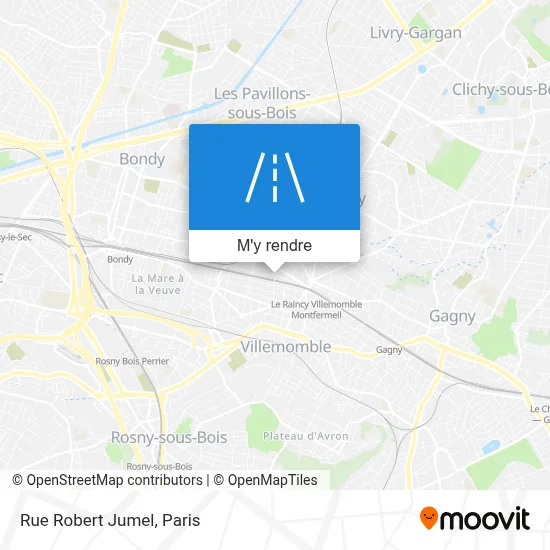 Rue Robert Jumel plan
