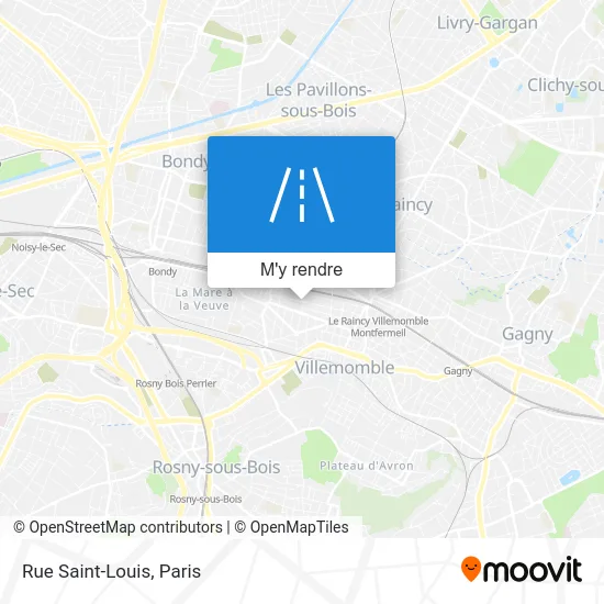 Rue Saint-Louis plan