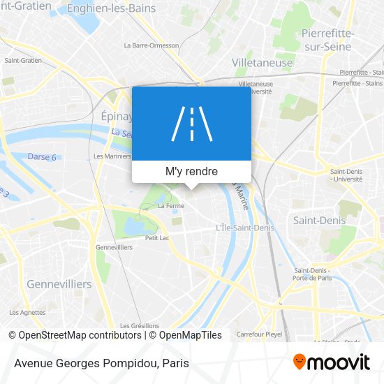 Avenue Georges Pompidou plan