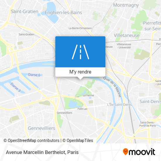 Avenue Marcellin Berthelot plan