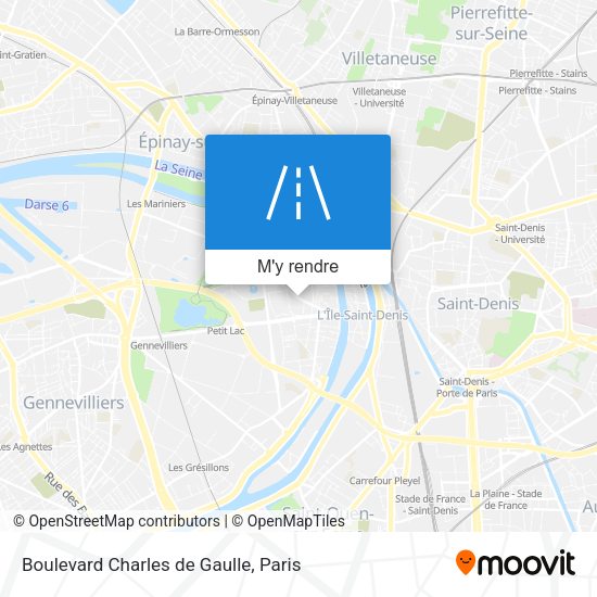 Boulevard Charles de Gaulle plan
