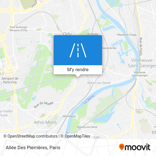 Allée Des Pierrières plan