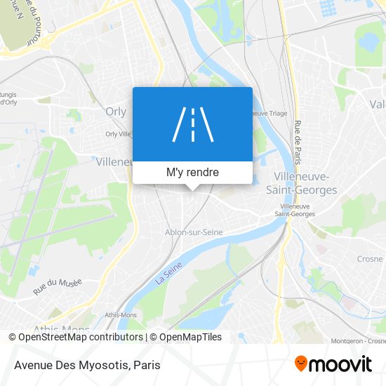 Avenue Des Myosotis plan