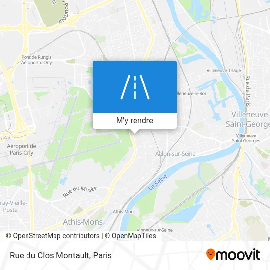 Rue du Clos Montault plan