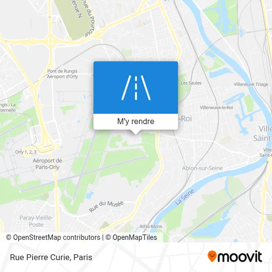 Rue Pierre Curie plan