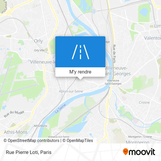 Rue Pierre Loti plan