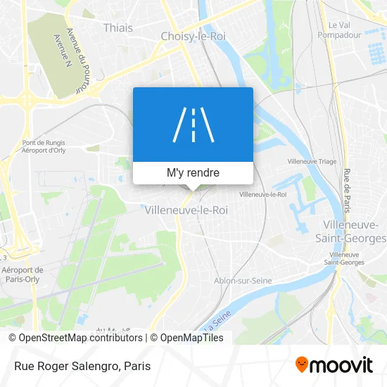 Rue Roger Salengro plan