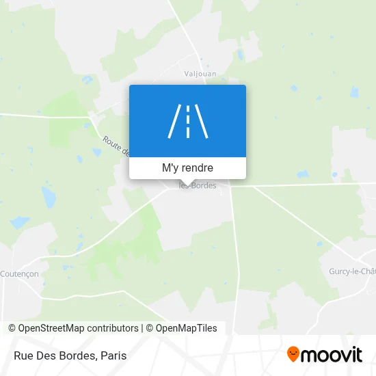 Rue Des Bordes plan