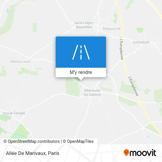 Allée De Marivaux plan