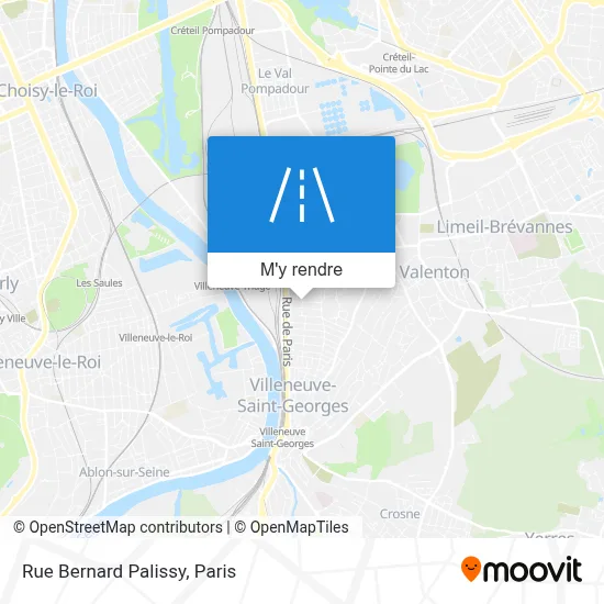 Rue Bernard Palissy plan