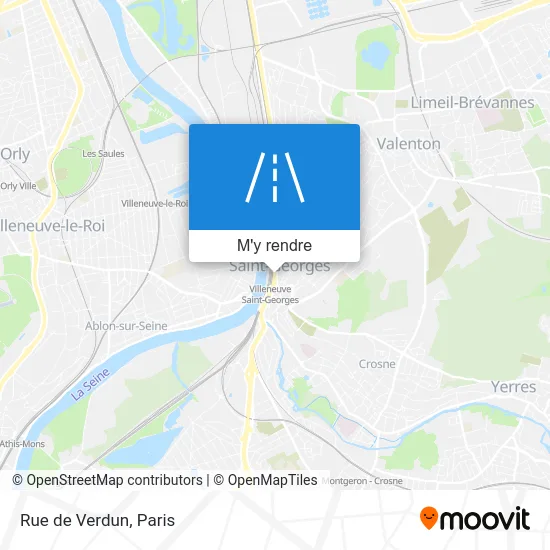 Rue de Verdun plan