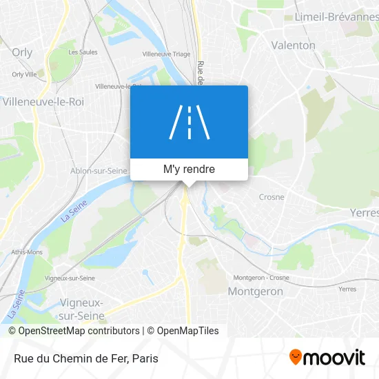 Rue du Chemin de Fer plan